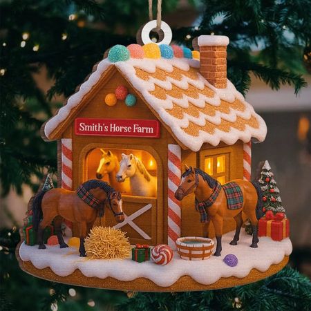 Custom Wood Ornament - Personalized Christmas Birthday Gifts For Women, Men - Keep Calm And Farm On